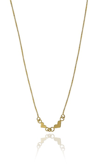 Love halsband Guld 40-45 cm