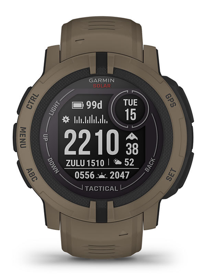 GARMIN Instinct 2 Solar Tactical Coyote Tan
