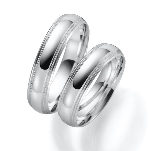 Förlovningsring i äkta silver 5mm, 50