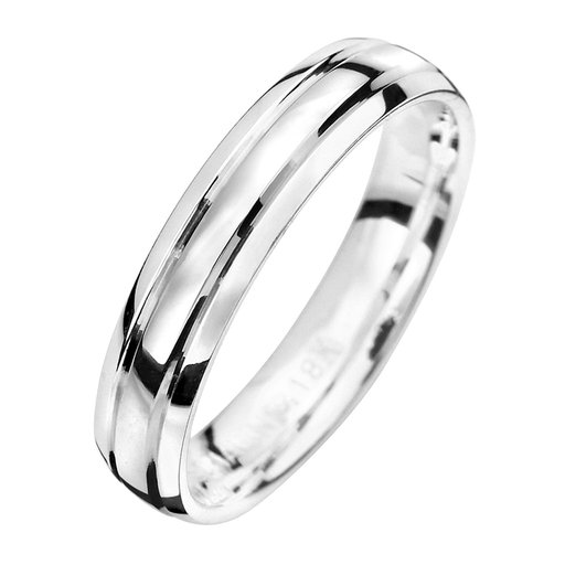 Förlovningsring i äkta silver, 45