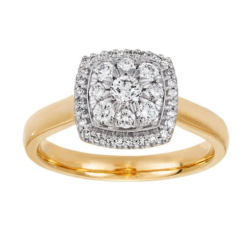 Diamanting i 18K guld, 18.0