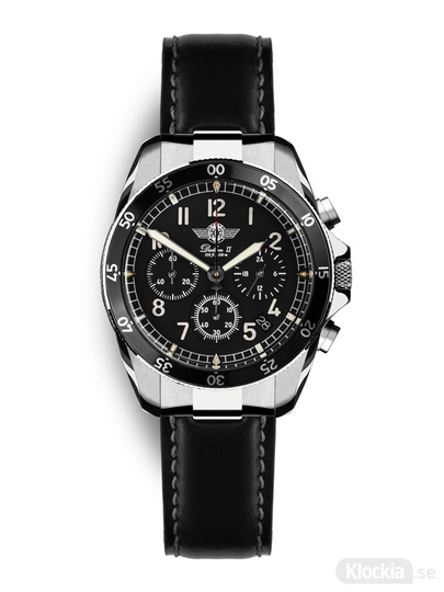 MALM Dalton 2 Black Chronograph 41 Black Officer