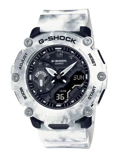 CASIO G-Shock Carbon Core Guard Snow Camo Series