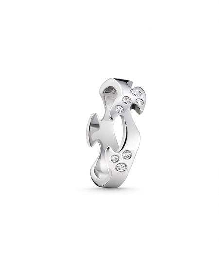 FUSION CENTRE Ring Diamant 0.16 ct Vitguld