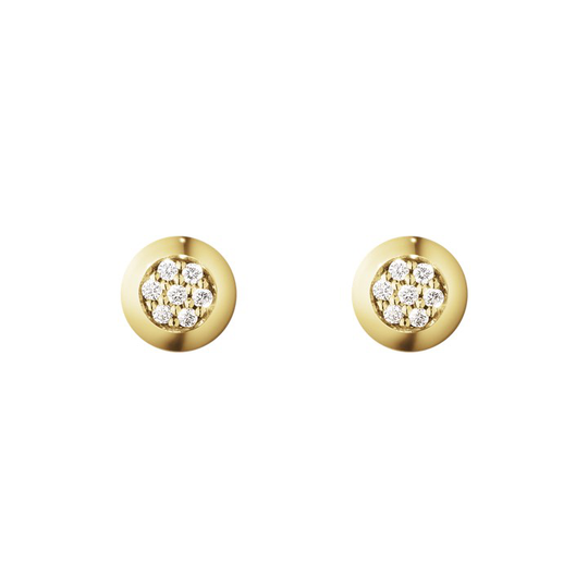 AURORA Örhänge Guld Diamant PAVÉ 0.05 ct