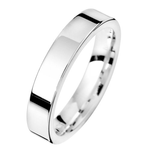 Förlovningsring i äkta silver 4mm, 71