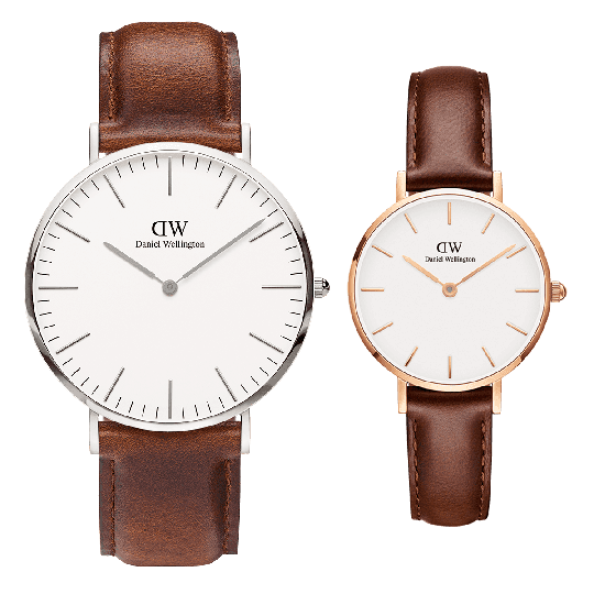 Daniel Wellington DW Classic St Mawes + Petite St Mawes 40mm Roséguld