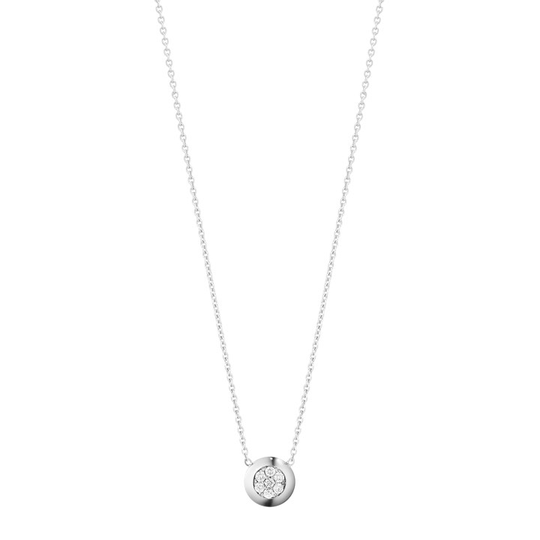AURORA Hängsmycke Vitguld Diamant PAVÉ 0.10 ct CT