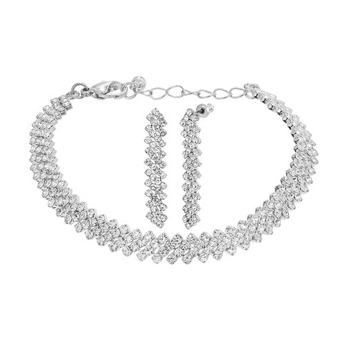 Set halsband,armband och örhängen