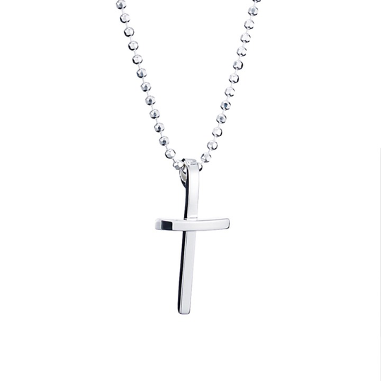 Little Thin Cross Hängsmycke Silver