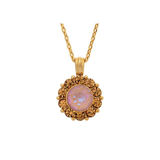 Sofia halsband - Autumn rose (guld)